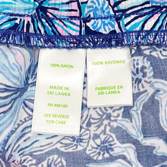 Lilly Pulitzer Katia Short Size XXS Lapis Lazuli Preppy Coastal Beachy Summer - Picture 9 of 10